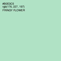 #B0E3C5 - Fringy Flower Color Image