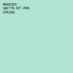 #B0E3D0 - Cruise Color Image