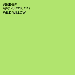#B0E46F - Wild Willow Color Image