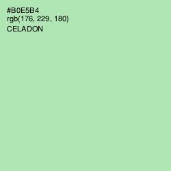 #B0E5B4 - Celadon Color Image