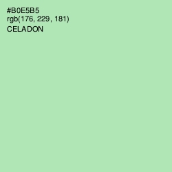 #B0E5B5 - Celadon Color Image