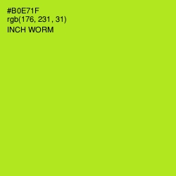 #B0E71F - Inch Worm Color Image