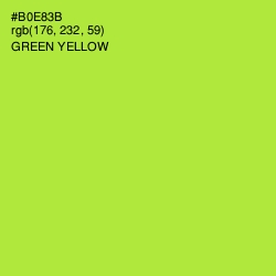 #B0E83B - Green Yellow Color Image