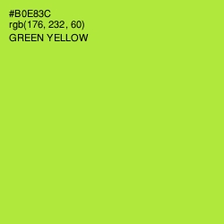 #B0E83C - Green Yellow Color Image