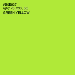 #B0E937 - Green Yellow Color Image