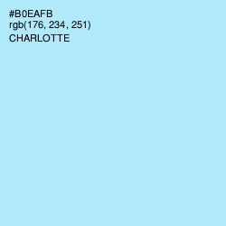 #B0EAFB - Charlotte Color Image