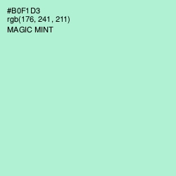 #B0F1D3 - Magic Mint Color Image