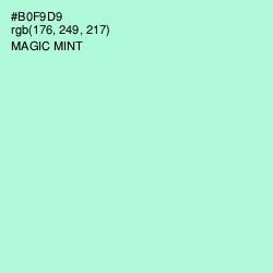 #B0F9D9 - Magic Mint Color Image