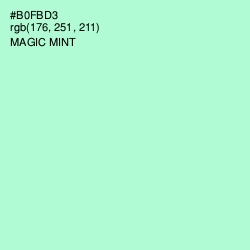 #B0FBD3 - Magic Mint Color Image