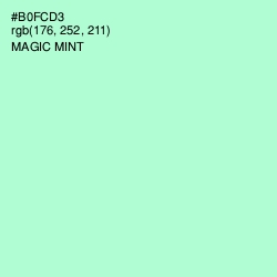 #B0FCD3 - Magic Mint Color Image