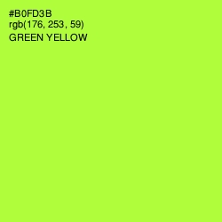 #B0FD3B - Green Yellow Color Image