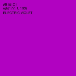 #B101C1 - Electric Violet Color Image