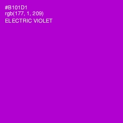 #B101D1 - Electric Violet Color Image