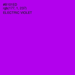 #B101ED - Electric Violet Color Image