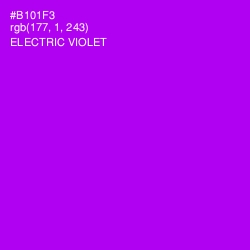 #B101F3 - Electric Violet Color Image