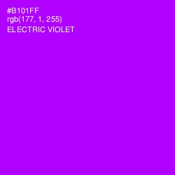 #B101FF - Electric Violet Color Image