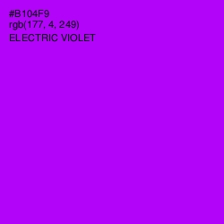 #B104F9 - Electric Violet Color Image