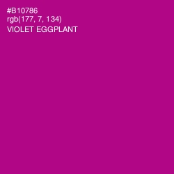 #B10786 - Violet Eggplant Color Image