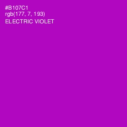 #B107C1 - Electric Violet Color Image