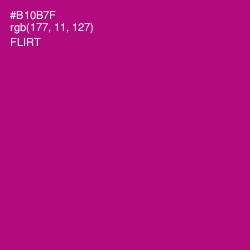 #B10B7F - Flirt Color Image