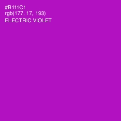 #B111C1 - Electric Violet Color Image