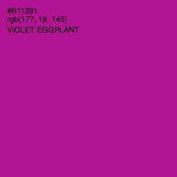 #B11391 - Violet Eggplant Color Image