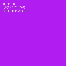 #B11CF0 - Electric Violet Color Image