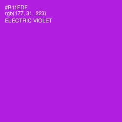 #B11FDF - Electric Violet Color Image