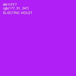 #B11FF7 - Electric Violet Color Image