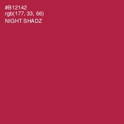 #B12142 - Night Shadz Color Image