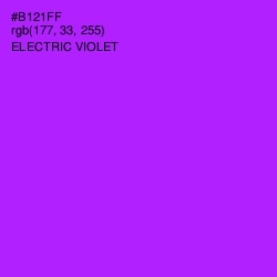 #B121FF - Electric Violet Color Image