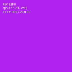#B122F0 - Electric Violet Color Image