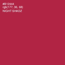#B12444 - Night Shadz Color Image