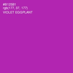#B125B1 - Violet Eggplant Color Image