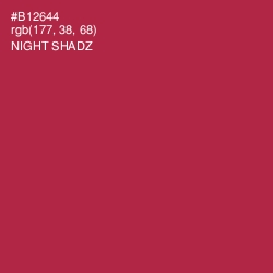 #B12644 - Night Shadz Color Image