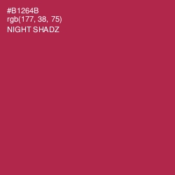 #B1264B - Night Shadz Color Image