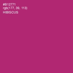 #B12771 - Hibiscus Color Image