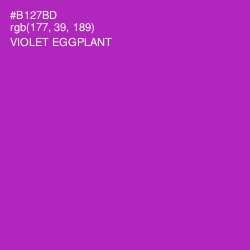 #B127BD - Violet Eggplant Color Image