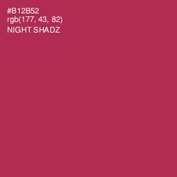 #B12B52 - Night Shadz Color Image