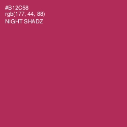 #B12C58 - Night Shadz Color Image