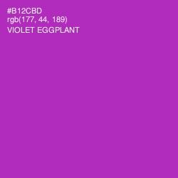 #B12CBD - Violet Eggplant Color Image