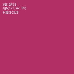 #B12F63 - Hibiscus Color Image