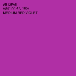 #B12FA5 - Medium Red Violet Color Image