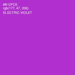 #B12FCE - Electric Violet Color Image