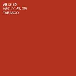 #B1311D - Tabasco Color Image