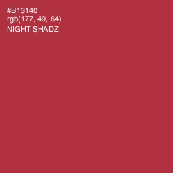 #B13140 - Night Shadz Color Image