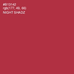 #B13142 - Night Shadz Color Image