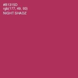 #B1315D - Night Shadz Color Image