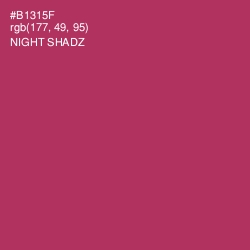 #B1315F - Night Shadz Color Image
