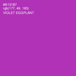 #B131B7 - Violet Eggplant Color Image